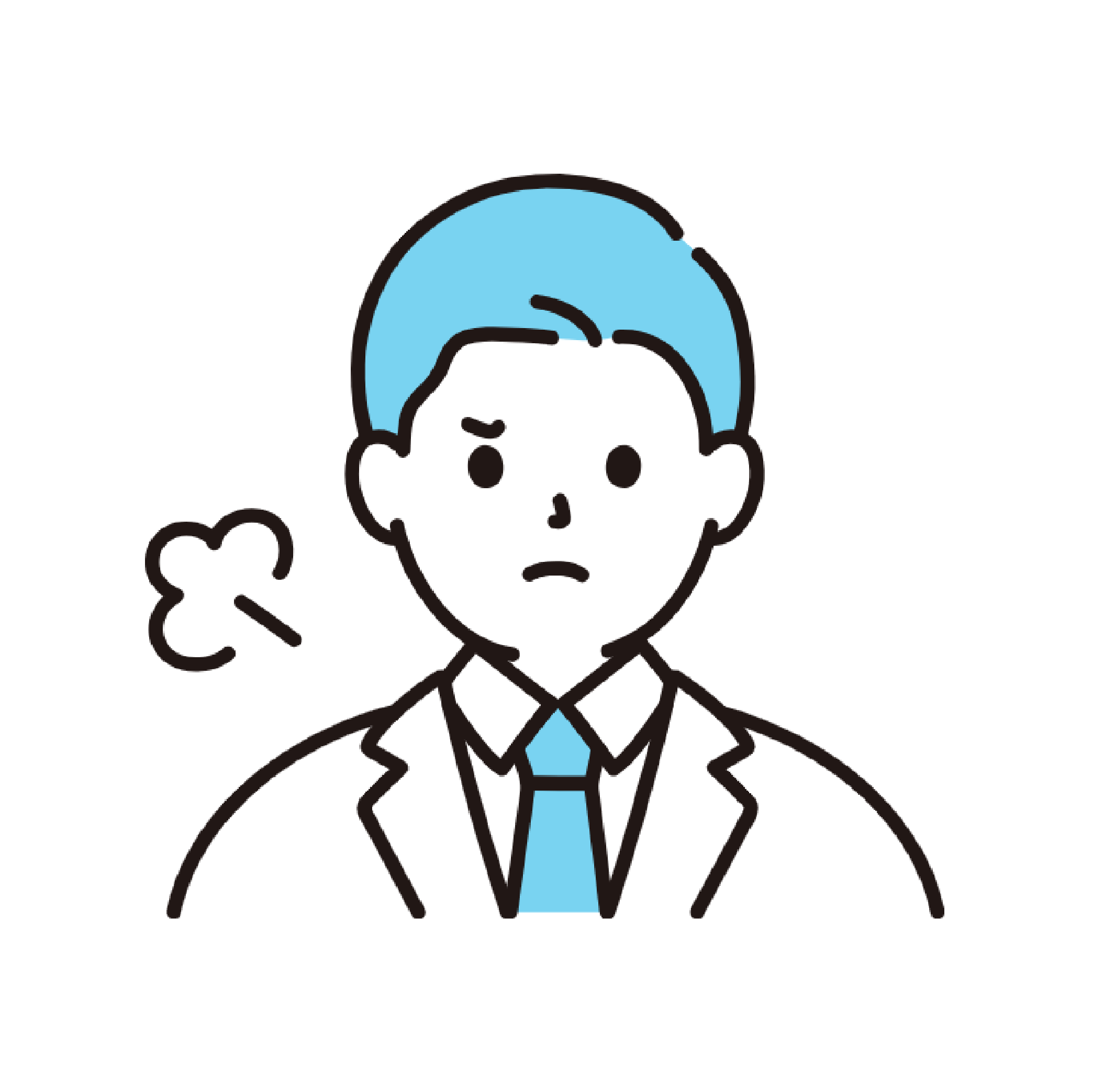 困っている人のイラスト2